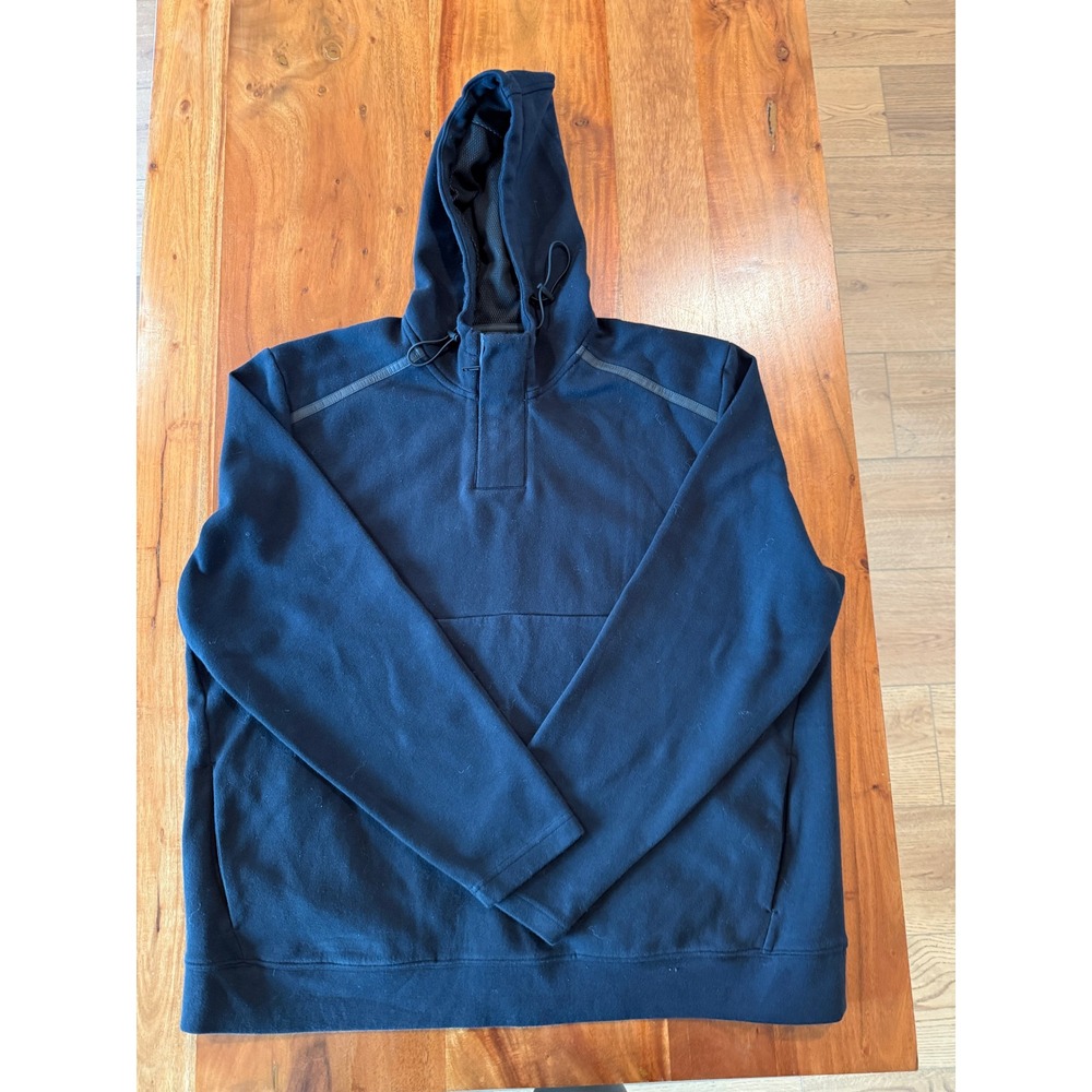 Kenneth Cole "Awearness" Men's‎ Black Hoodie with Pockets Size XXL